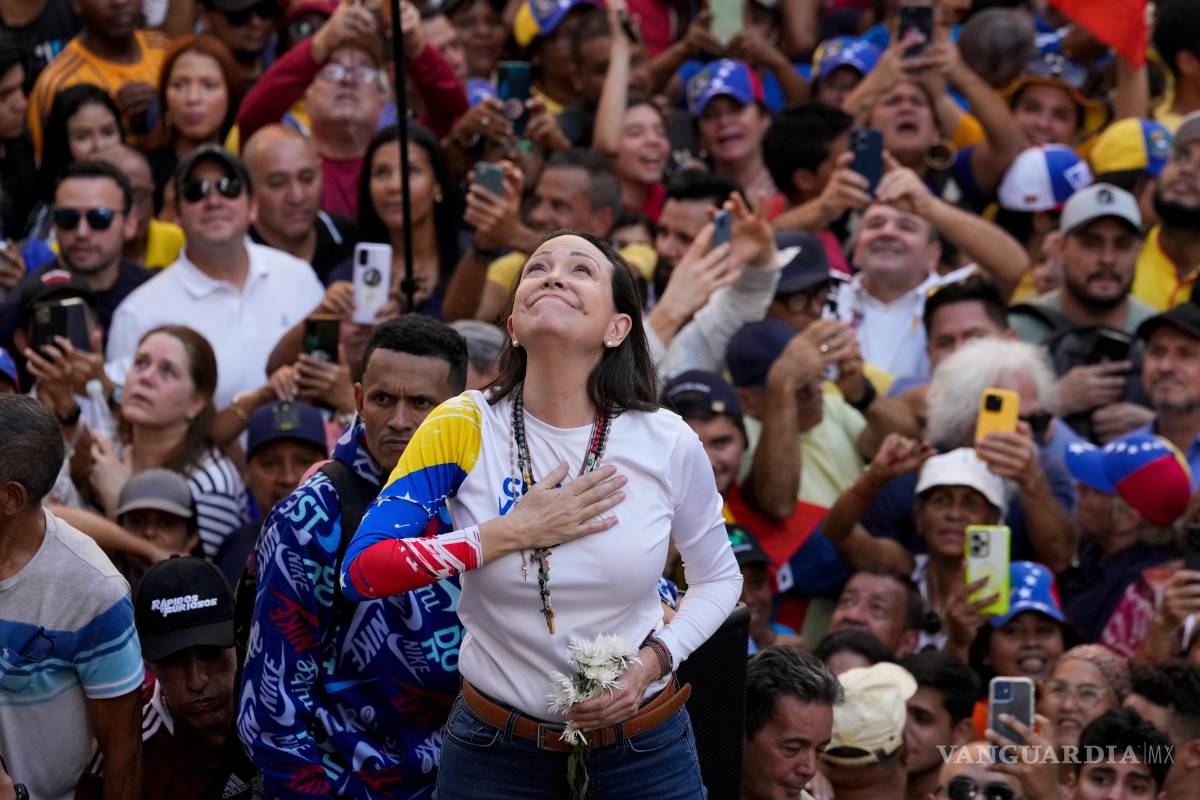 María Corina Machado, Venezuela... y AMLO