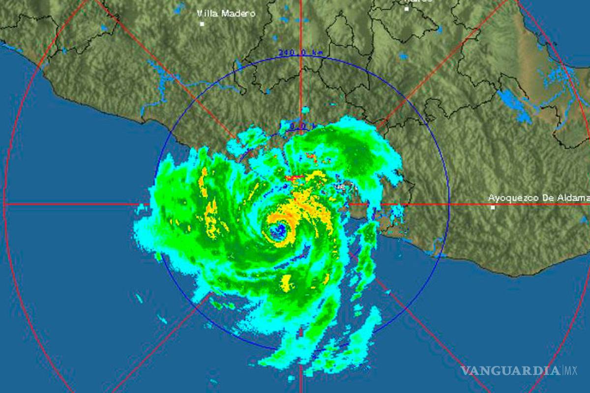 'Max' ya es huracán y llegará a Guerrero esta tarde