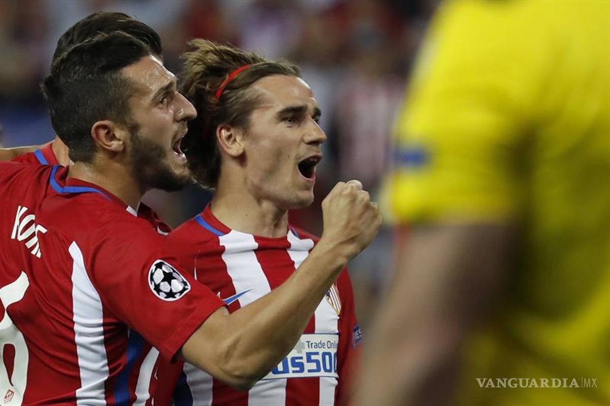 Atlético de Madrid dio golpe de autoridad ante Leicester