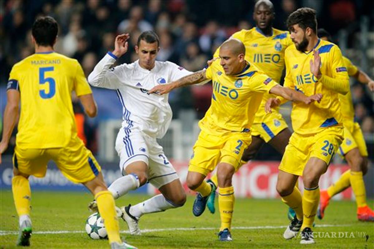 Porto acaricia octavos con empate ante Copenhague