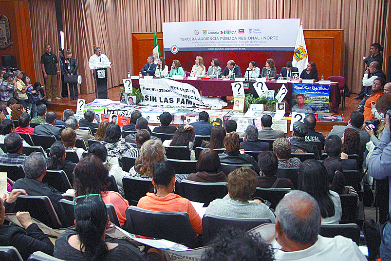 Propone Gobierno de Coahuila menos sentencia a quien revele paradero de desaparecidos