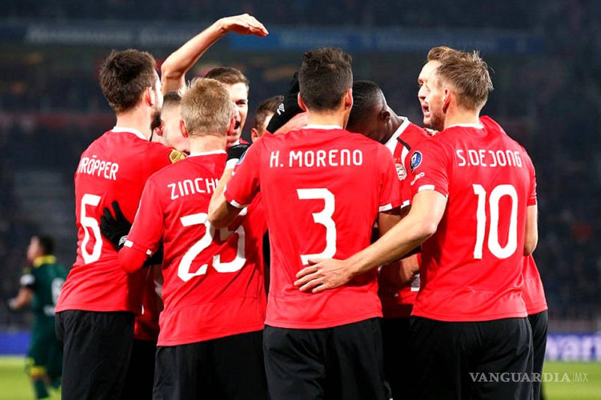 Con Moreno los 90', PSV regresó a la senda del triunfo