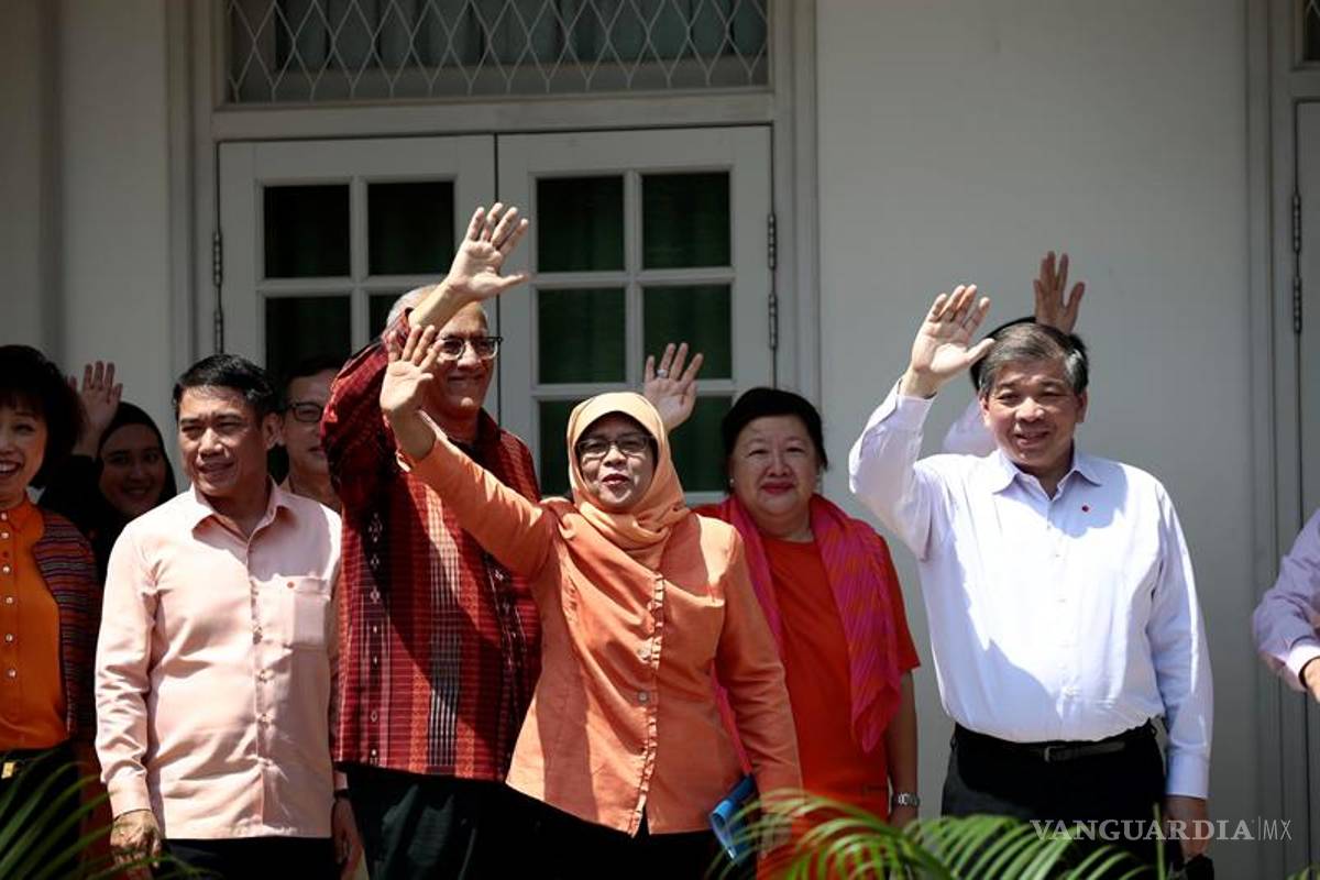$!Halimah Yacob se convierte en la primera presidenta de Singapur