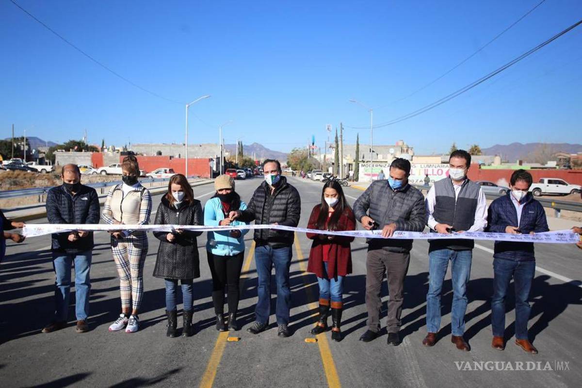 Inaugura alcalde Manolo Jiménez puente al oriente de Saltillo; conectará a Mirasierra y Nuevo Mirasierra
