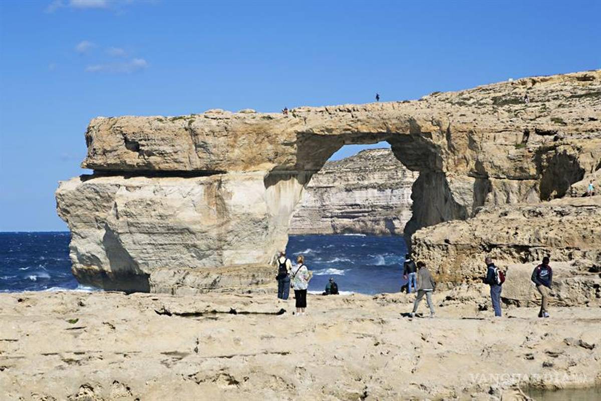 Fuerte temporal destruye la icónica Ventana Azul de Malta