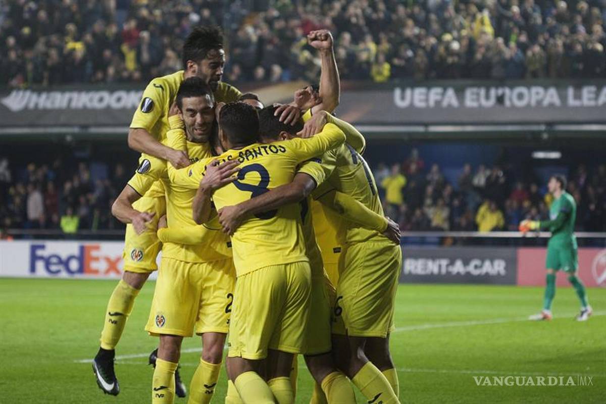 Villarreal con 'Jona' dos Santos avanzó a 16vos de Europa League