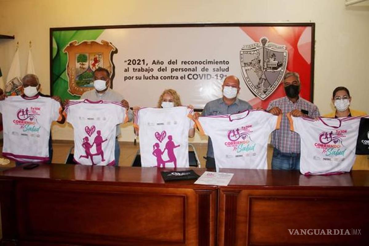 Realizan 5k 'Corriendo con Salud por Salud' en Sabinas