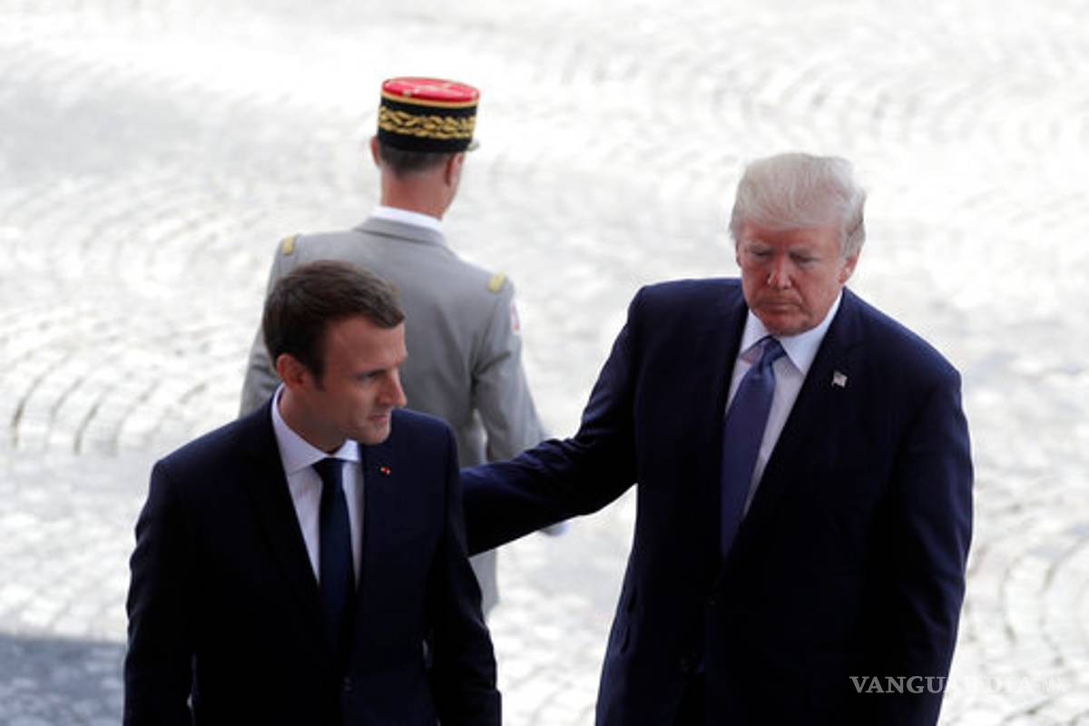 Trump me escuchó sobre el calentamiento global: Macron