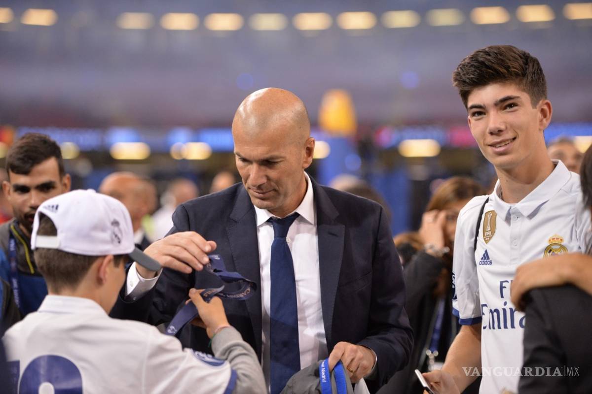 Debuta Luca Zidane en el Real Madrid a las órdenes de su padre