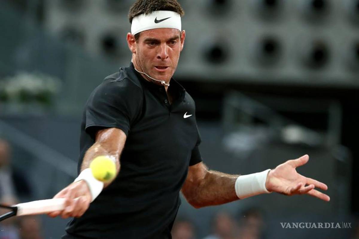 Del Potro avanza a octavos en Madrid tras tener un gran regreso en arcilla