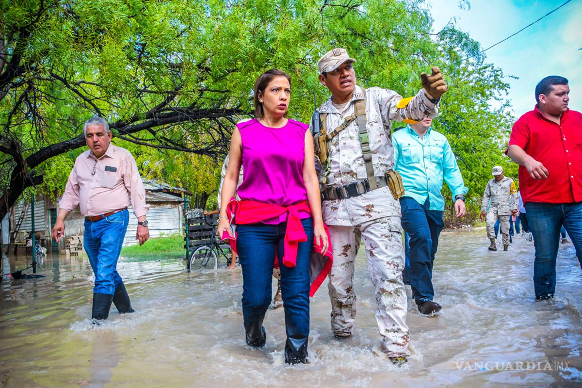 Realizan censo de viviendas afectadas por inundación en Piedras Negras para acceder al Fonden