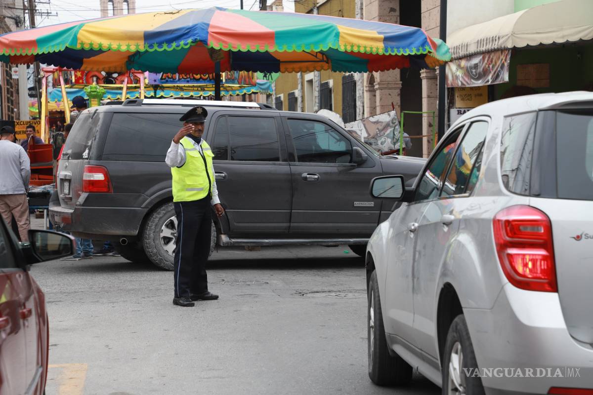 Cierran calles del centro de Saltillo por fiesta en la Iglesia de San Francisco