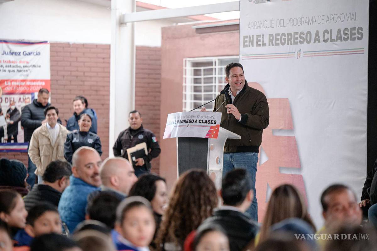 Pone Alcalde de Saltillo en marcha el programa ‘Apoyo vial en el regreso a clases’