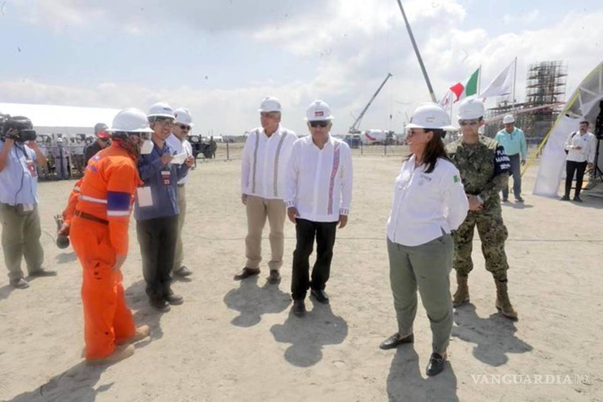 $!Refinería Dos Bocas será inaugurada el 1 de julio de 2022, promete AMLO