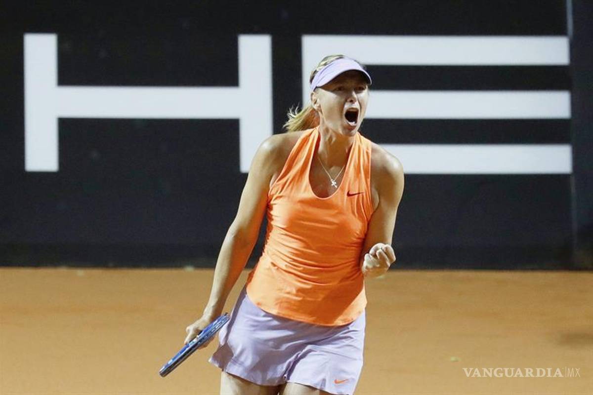 ¡Gran regreso! de Sharapova tras su suspensión por doping