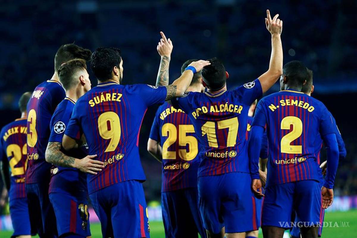 Barcelona asegura el primer lugar del Grupo D en la Champions League