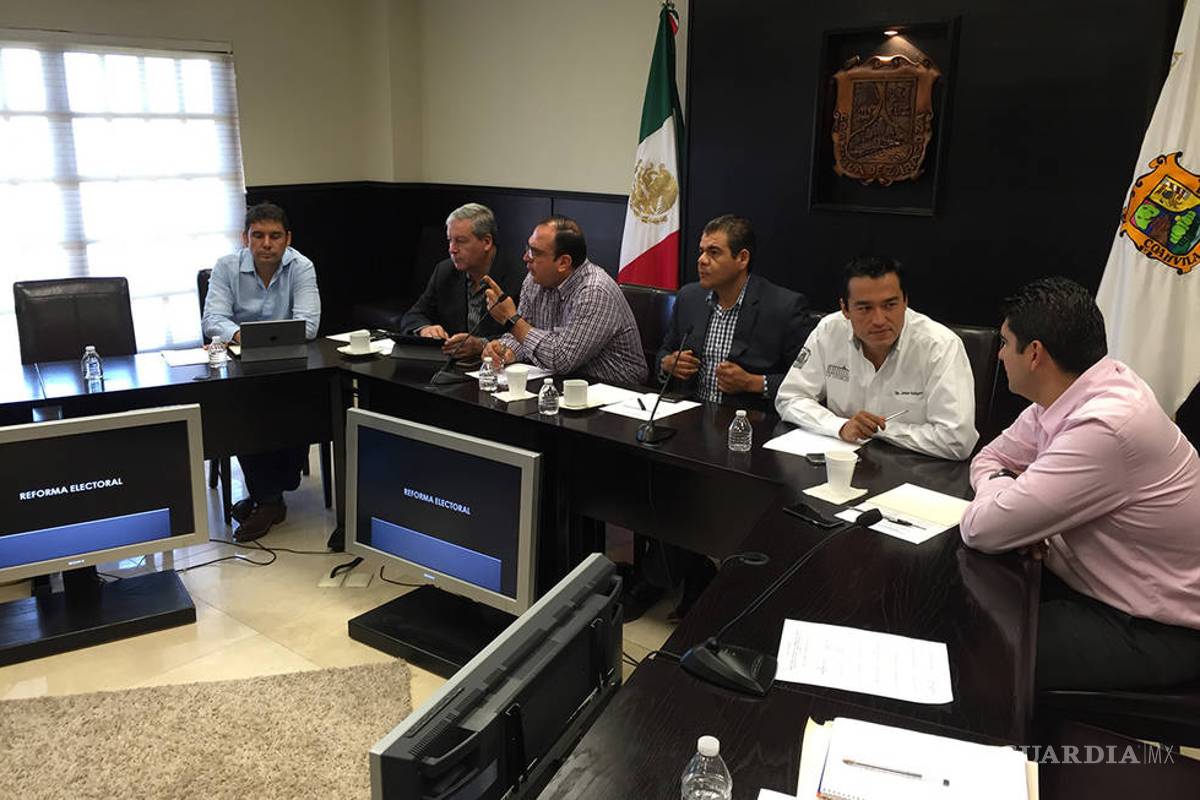 Molestos partidos por tiempo que les dieron para presentar propuestas de reforma en Coahuila