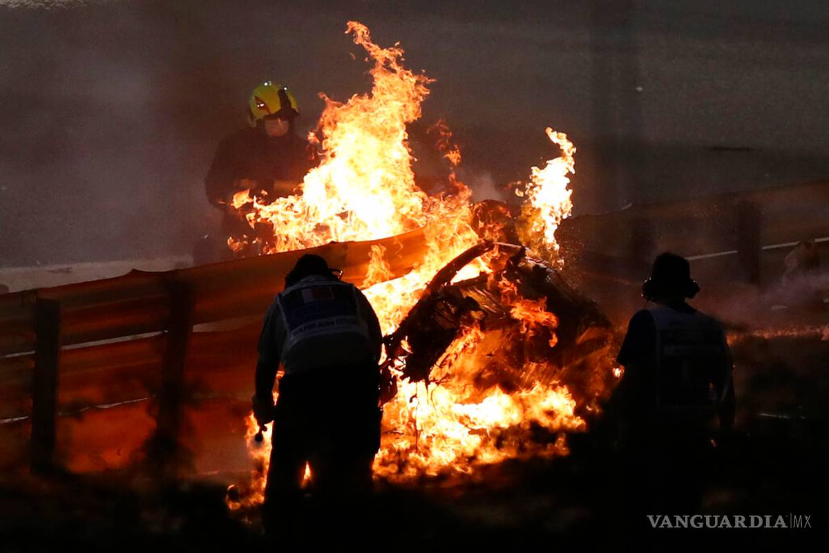 Así quedó la mano de Romain Grosjean tras su horrible accidente