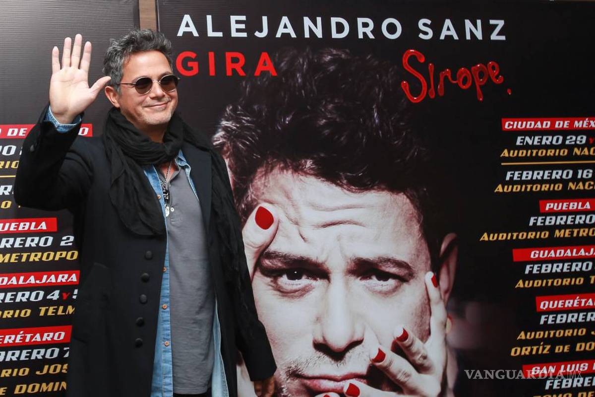 Alejandro Sanz lleva a México su historia con la gira "Sirope"