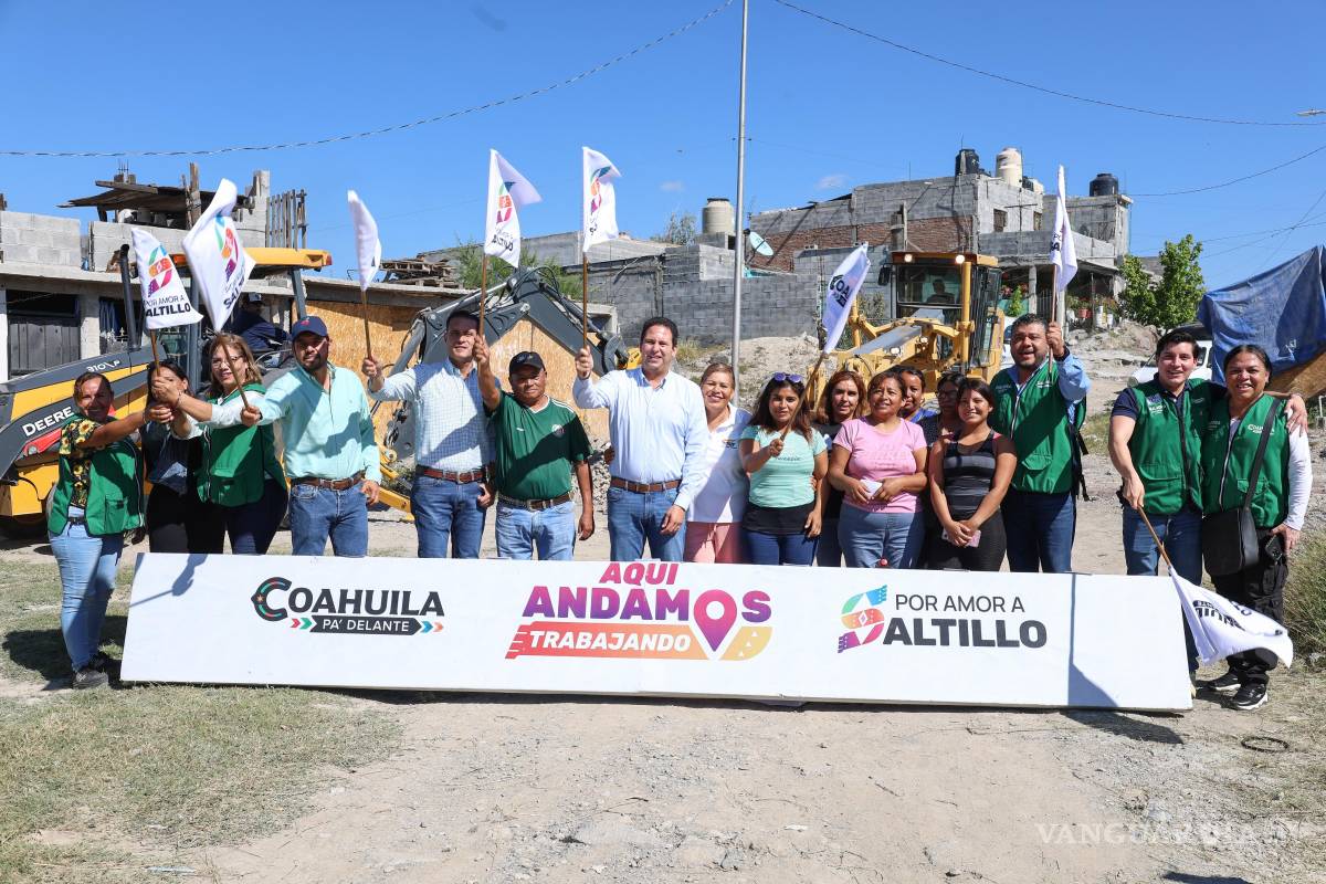 Saltillo: arranca pavimentación en la colonia Puerto de Flores con inversión de 1.7 millones de pesos