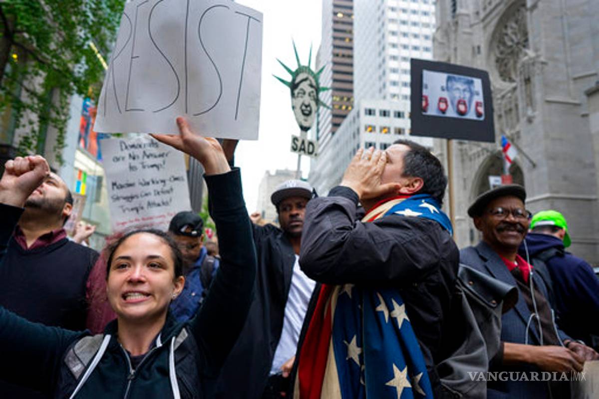 "Nueva York te odia", así recibieron a Donald Trump en su ciudad natal