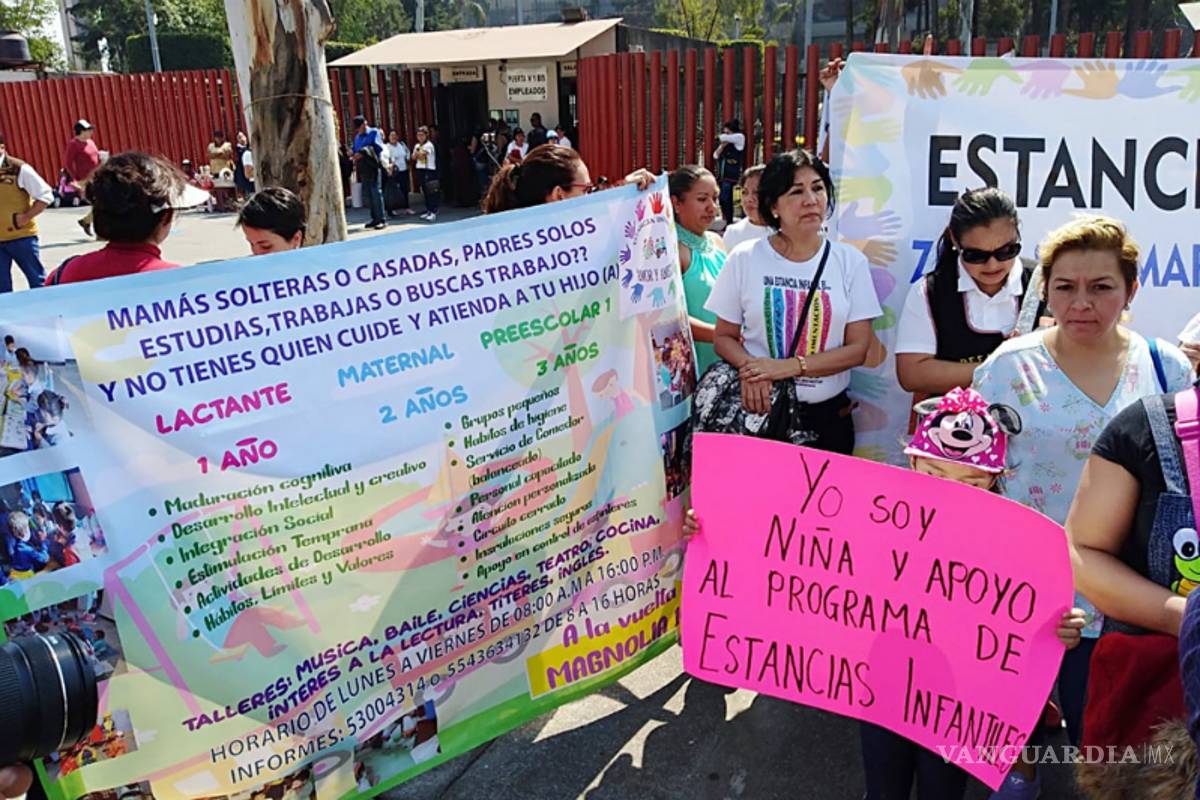 En varios estados siguen las protestas por recorte al presupuesto de estancias infantiles