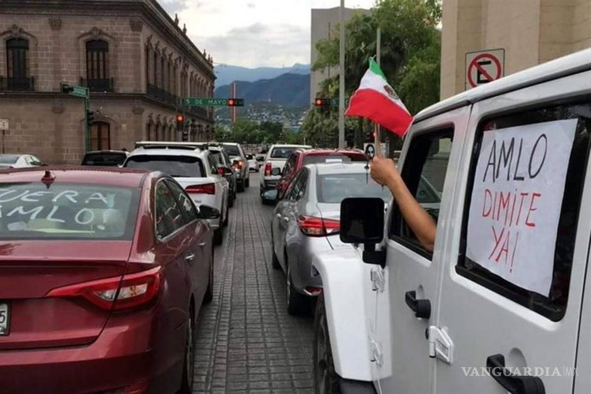 $!El #AMLOVETEYA suena de nuevo contra Obrador en varias partes del país