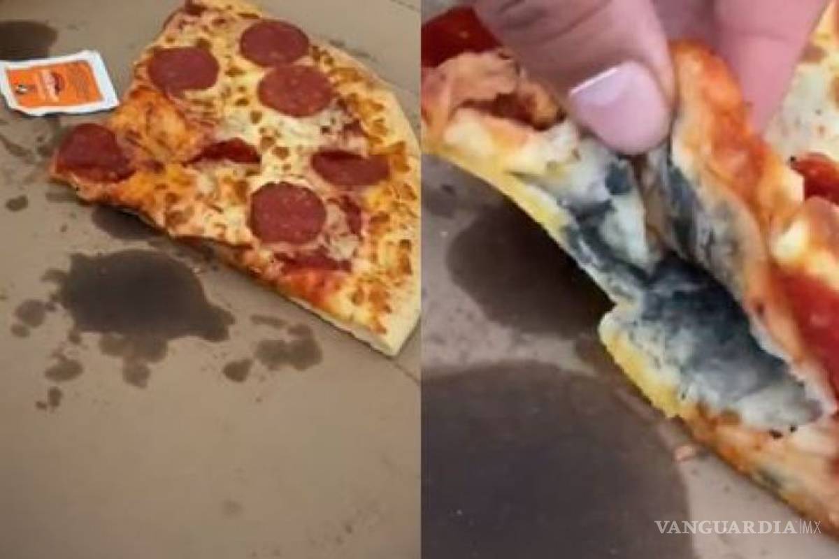 Mujer denuncia 'desagradable' hallazgo en una pizza de famosa cadena en México