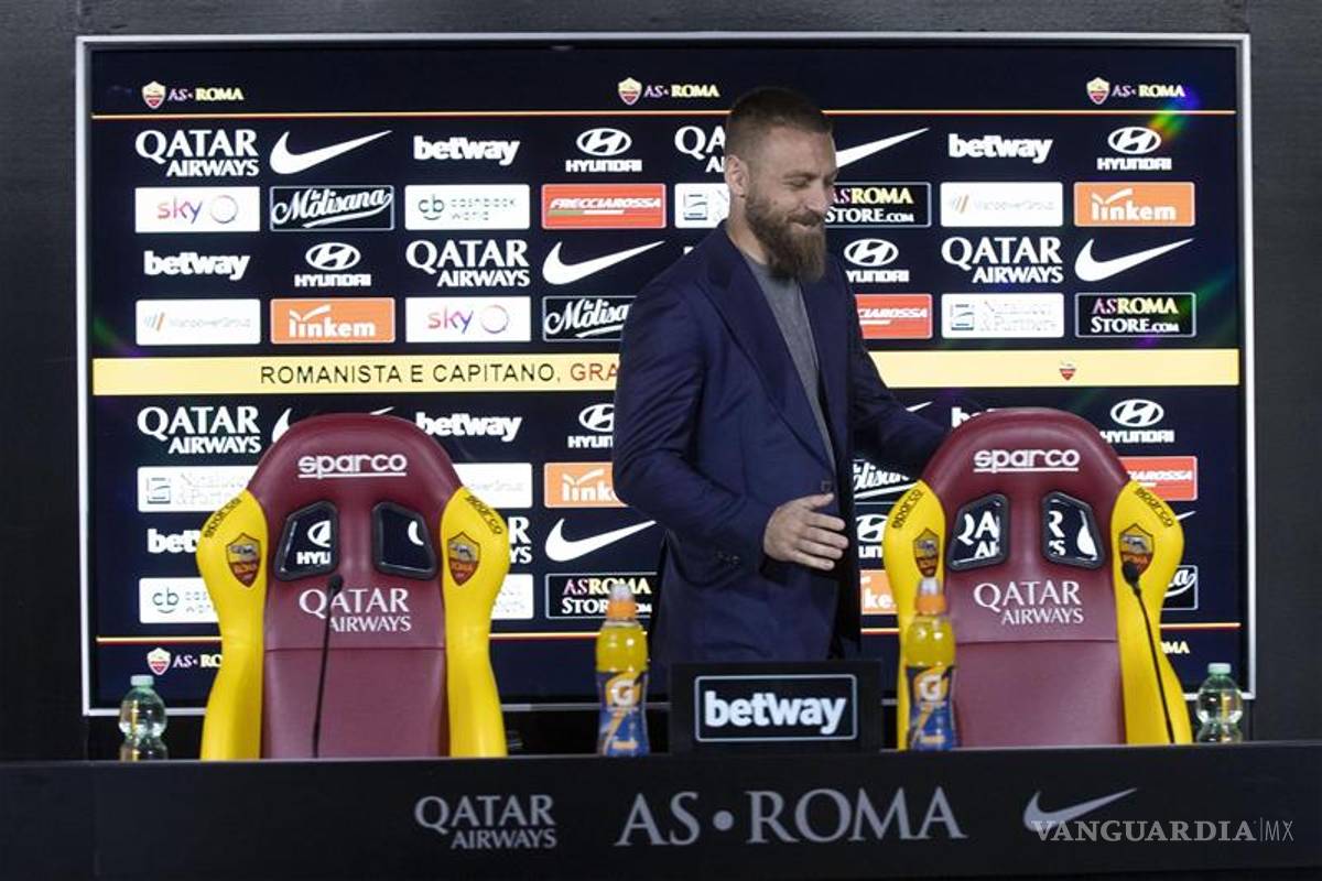 Daniele De Rossi deja la Roma tras 18 temporadas