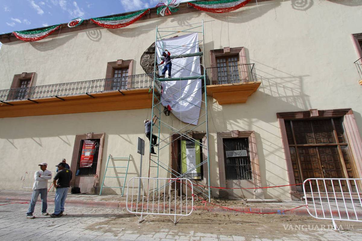 INAH supervisa restauración de edificio del Centro Histórico