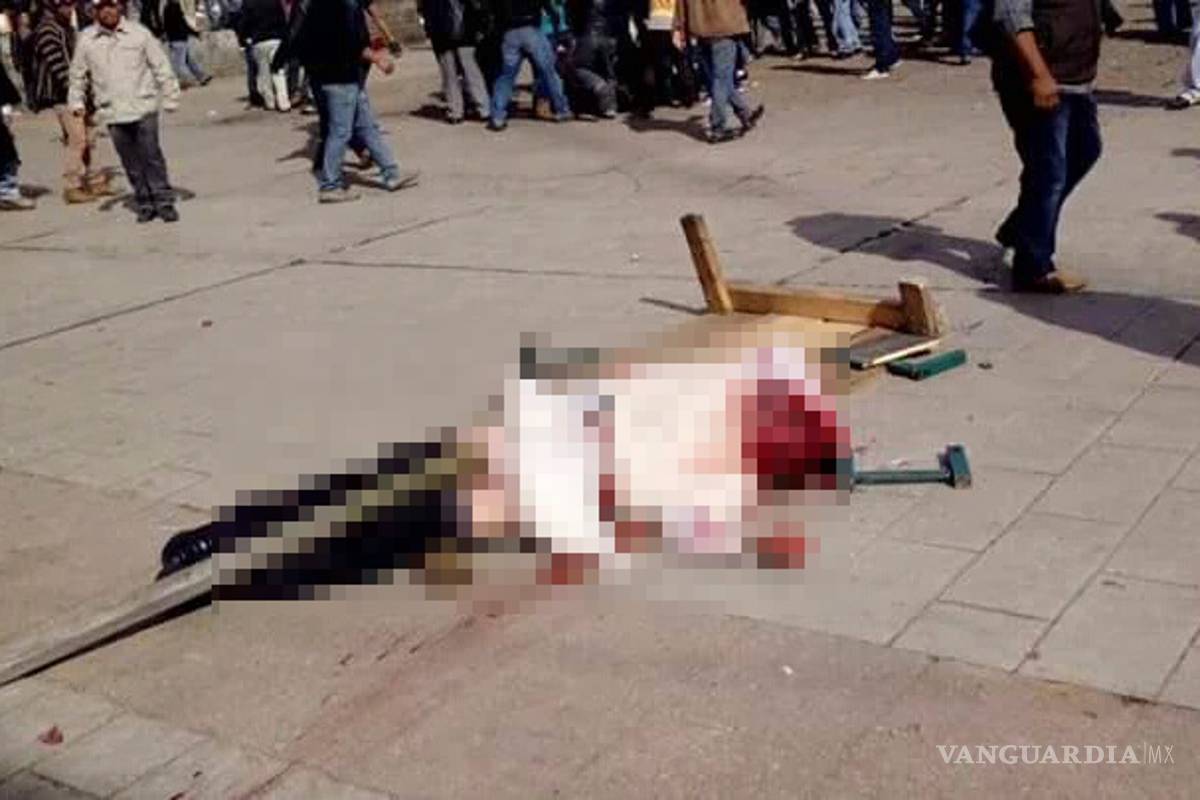 Exhiben video donde le disparan a edil de Chamula