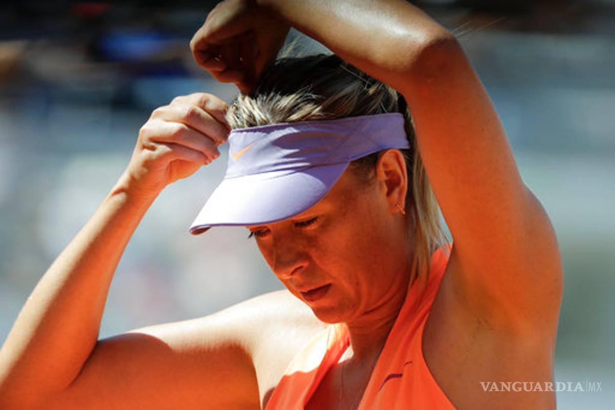 Sharapova no estará en Roland Garros