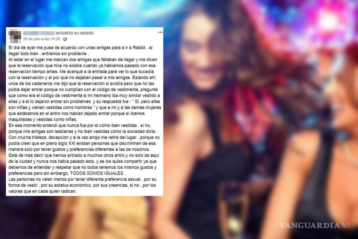 Denunciarán por homofobia a antro