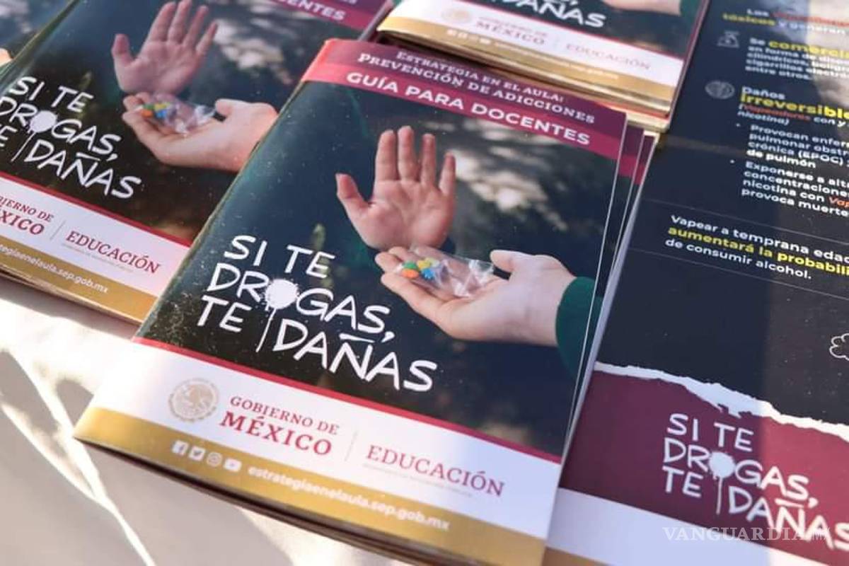 Arranca estrategia nacional contra las adicciones en Coahuila; se impartirá en secundarias y prepas