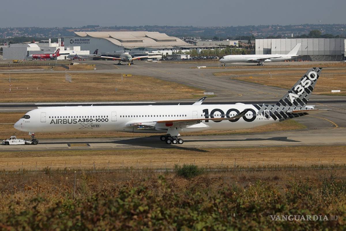 Nuevo Airbus A350-1000 inicia el primer vuelo de prueba en Toulouse