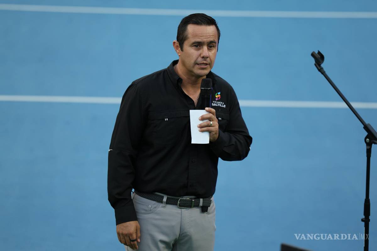 $!César Iván Moreno Aguirre, jefe de Gabinete y Proyectos Estratégicos, asistió en representación del alcalde Javier Díaz González y destacó el apoyo del Ayuntamiento de Saltillo a la realización del Torneo.