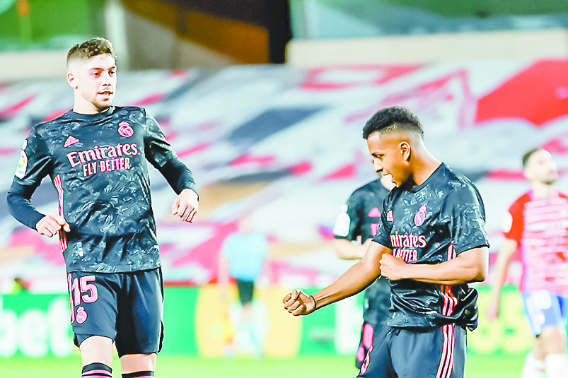 Real Madrid no da tregua en LaLiga con victoria sobre Granada