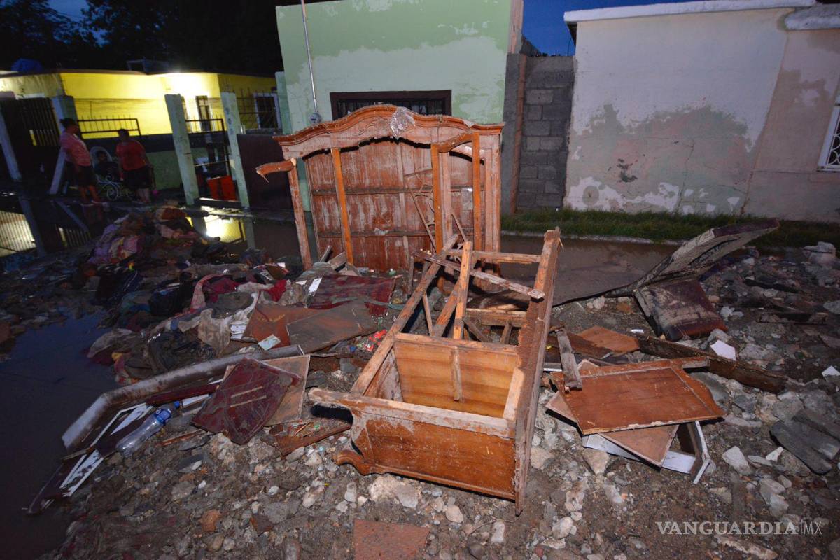 Terror en Múzquiz: en segundos se inundaron