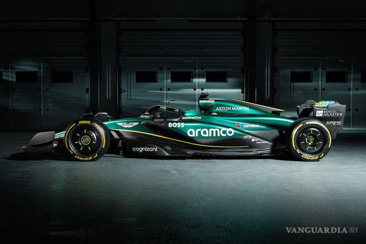 F1: Aston Martin presenta su nuevo coche, el flamante AMR24