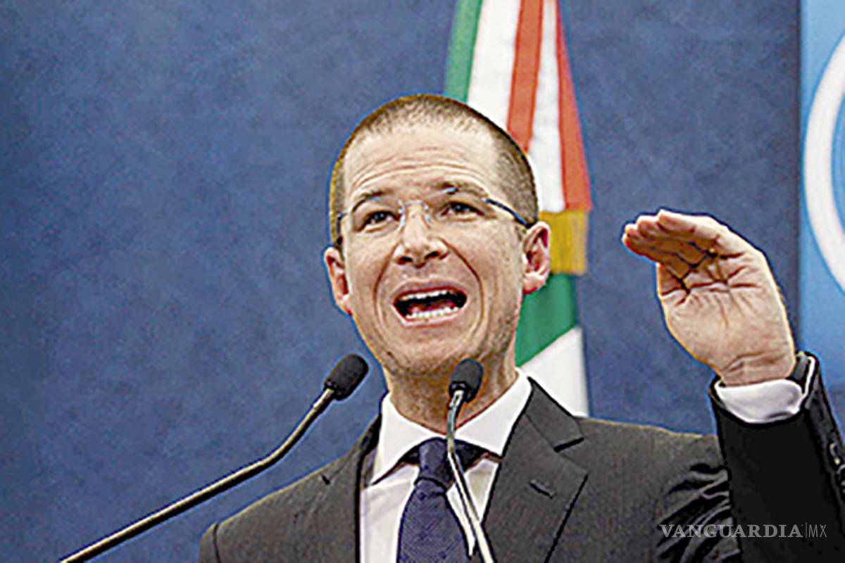 Ricardo Anaya llama a evitar fiscal incondicional al PRI