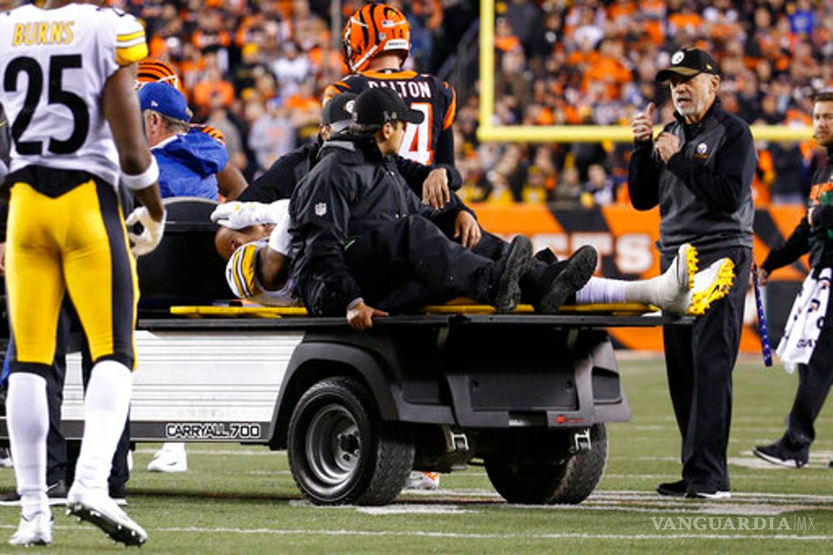 Shazier permanece hospitalizado por la lesión que sufrió en la espalda