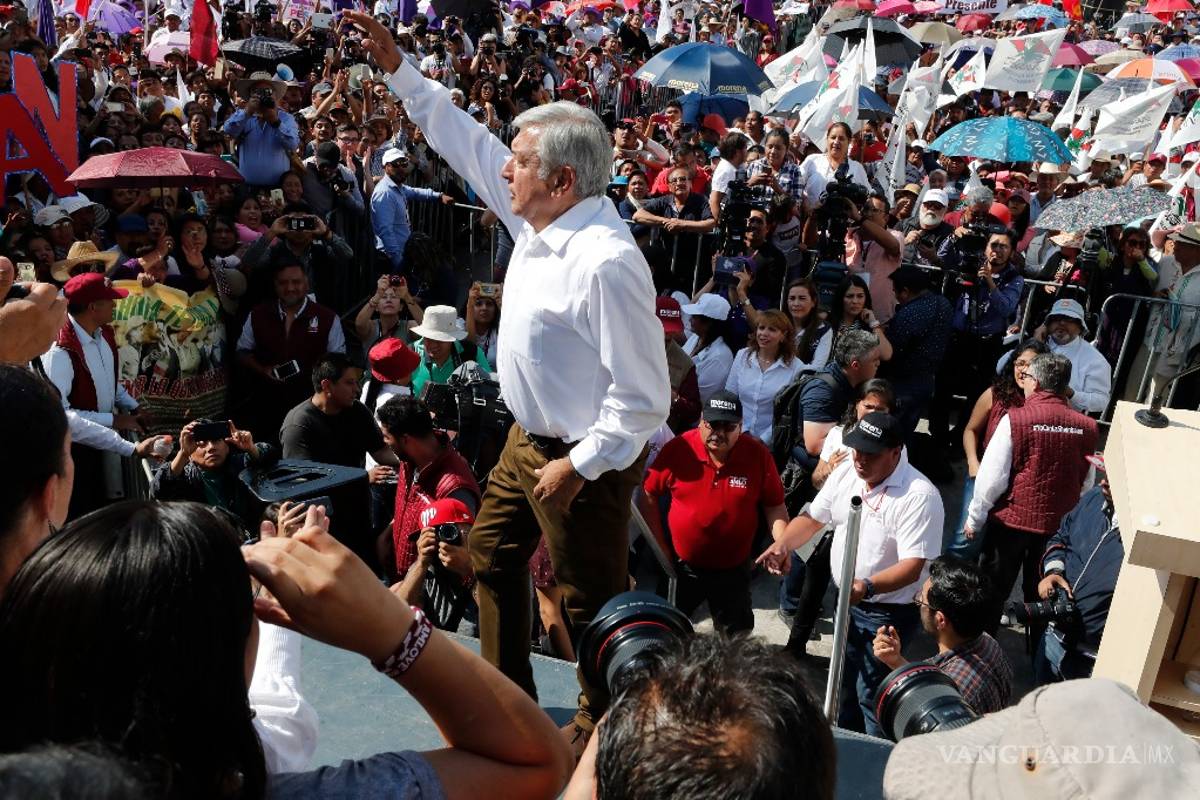 Si declinan adversarios favorece a nuestro proyecto: AMLO