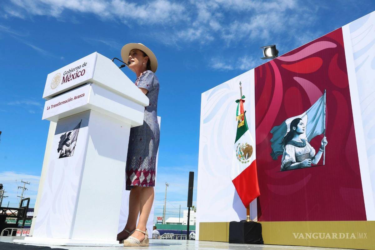 Sheinbaum destacó modelo social de la 4T en Baja California Sur