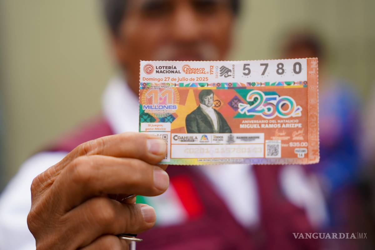 Billete conmemorativo de la Lotería Nacional fortalece el orgullo e identidad de Ramos Arizpe