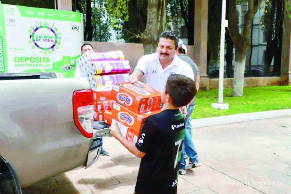 Un éxito la recolección de donativos para damnificados