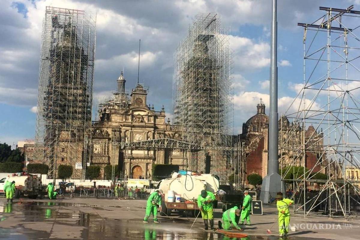 ‘Corcholatas’ de Morena, al frente de marcha de AMLO