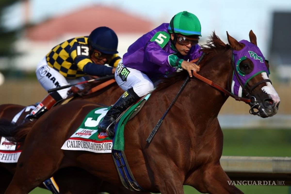 Mexicano monta al caballo más rico del mundo, California Chrome