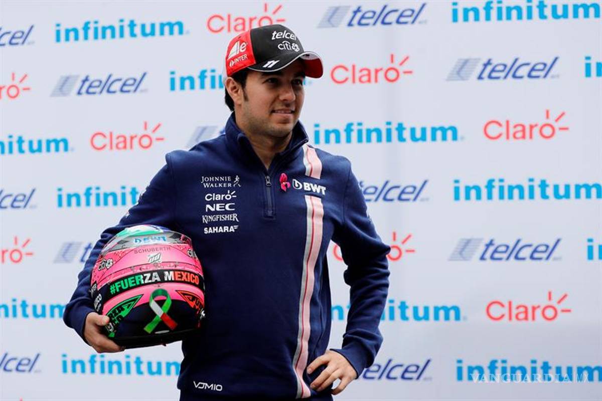 'Checo' Pérez correrá con un #FuerzaMéxico en el casco