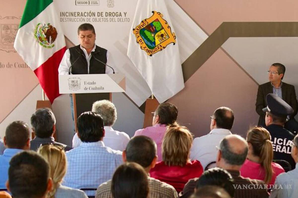 Garantiza Miguel Riquelme seguridad para los próximos comicios en Coahuila