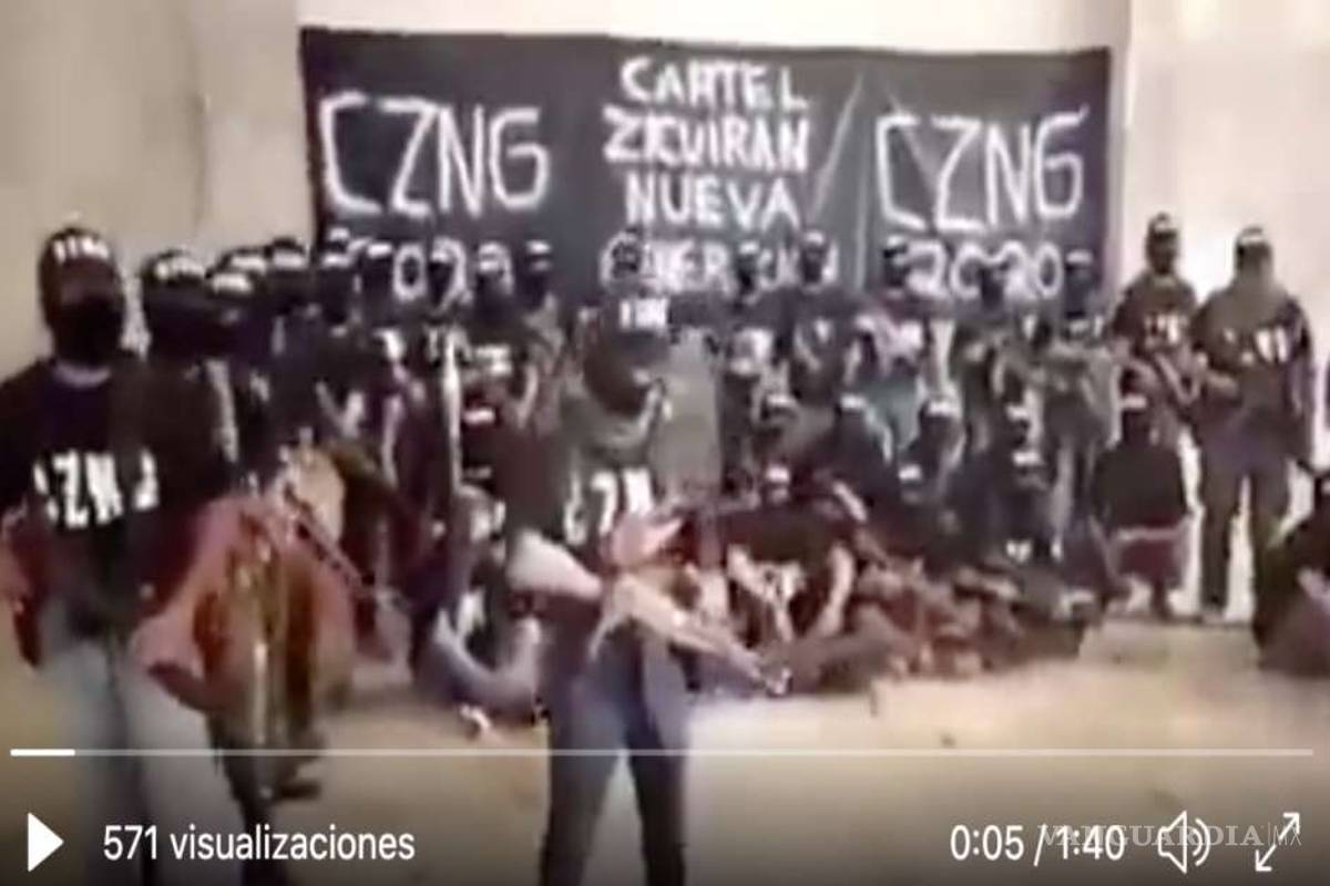 Surge el Cártel Zicuirán Nueva Generación, brazo armado del CJNG y lanza amenazas al Ejército (video)